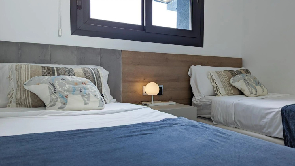 SUNSET WAVES blue sky apartment