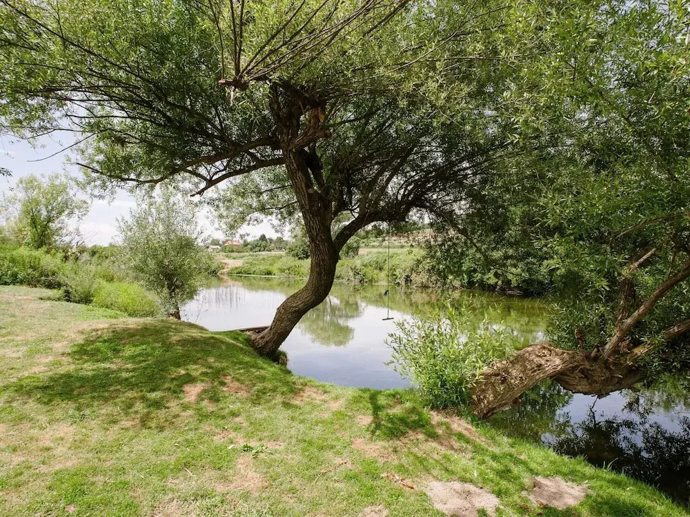 Traditional houses Korana river