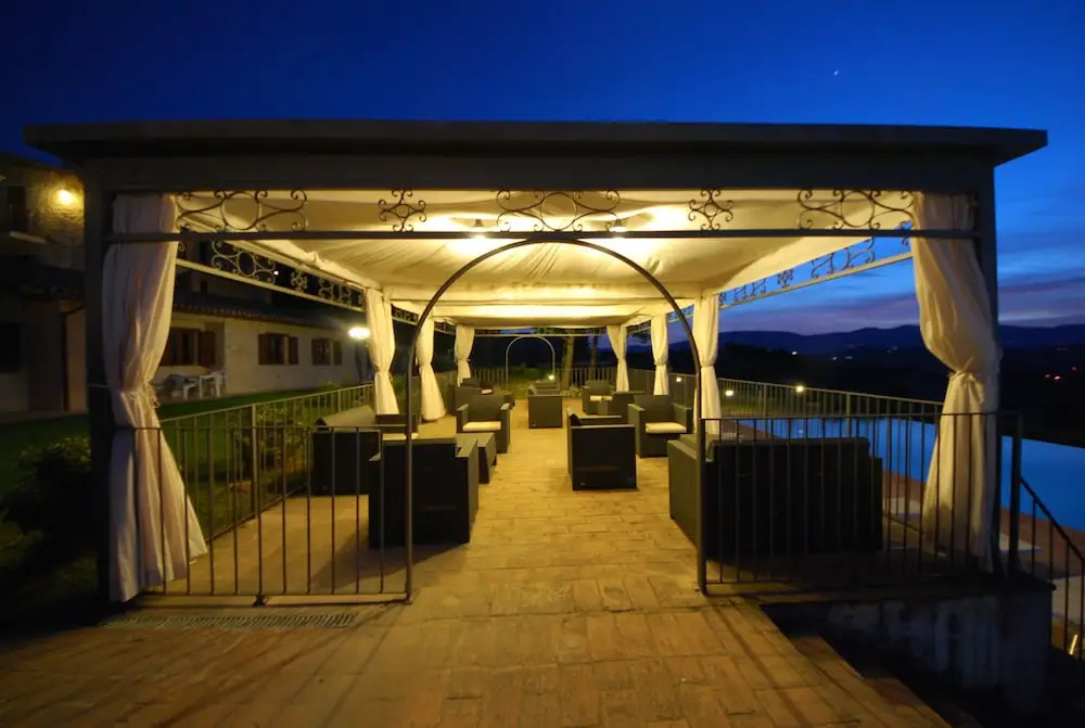 Spoleto by the pool