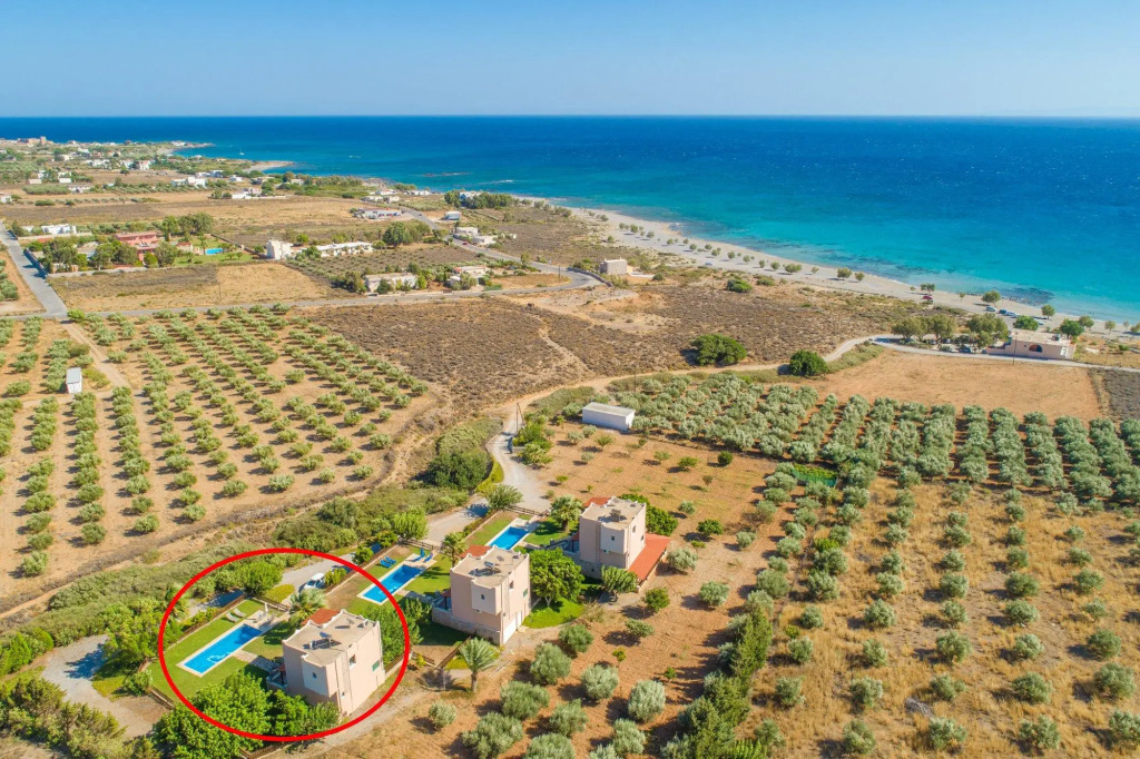 Spiros Beach Villa Large Private Pool Walk to Beach Sea Views A C Wifi Car Not Required - 971