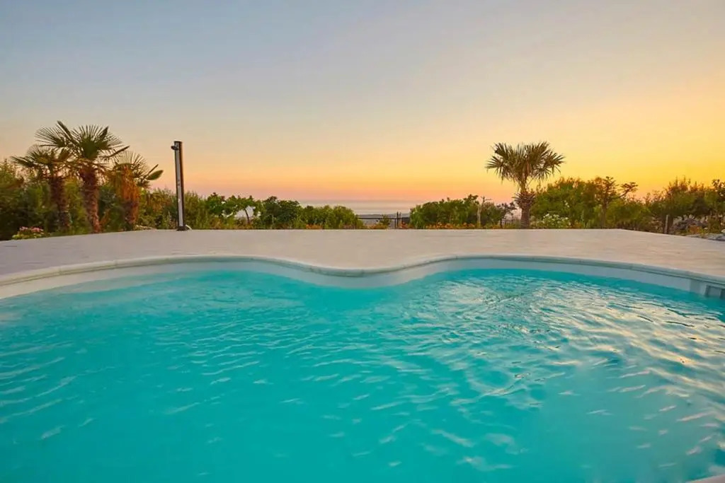 Villa With 2 Bedrooms in Favara, With Wonderful sea View, Private Pool, Enclosed Garden - 10 km From the Beach