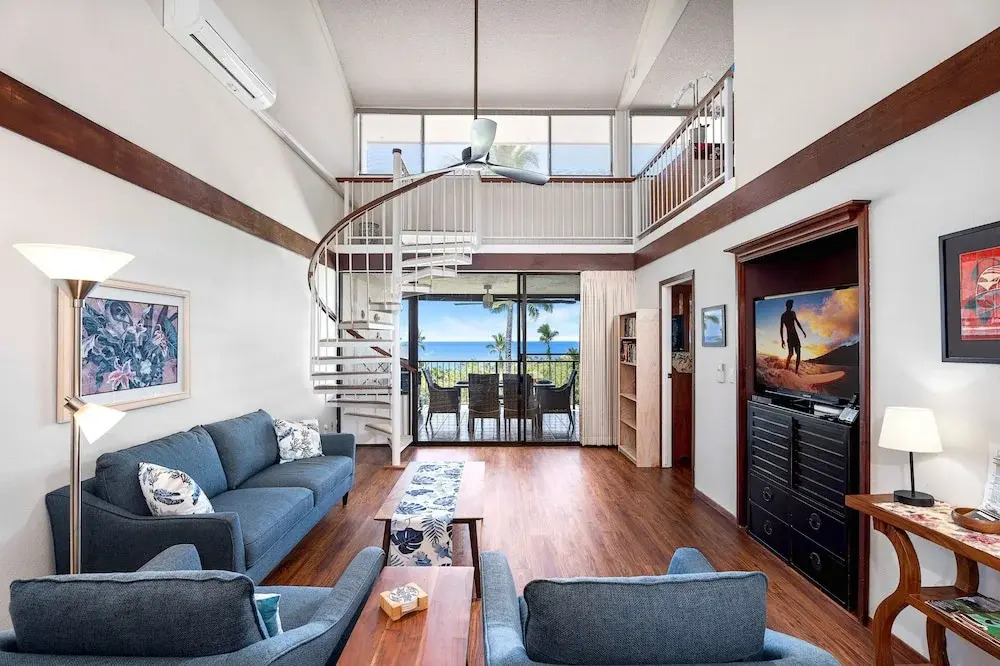 Ocean & Golf Course Views - 2 Bdrm With Loft - AC - Private Lanai -vrkcv
