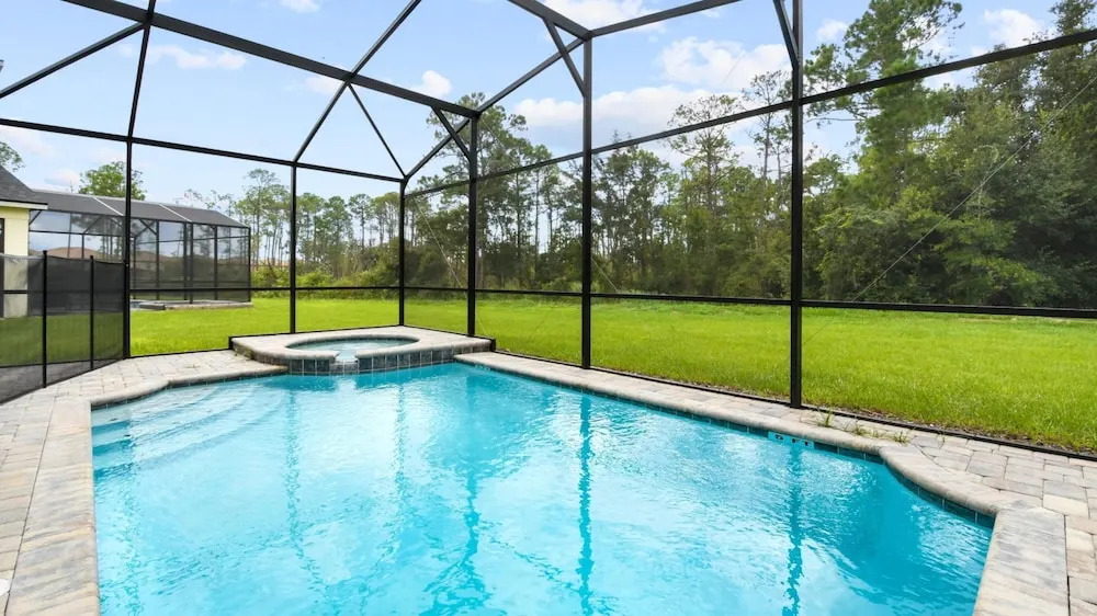 Fantastic 7BR Green View Pool Spa Loft Disney Area, Kissimmee