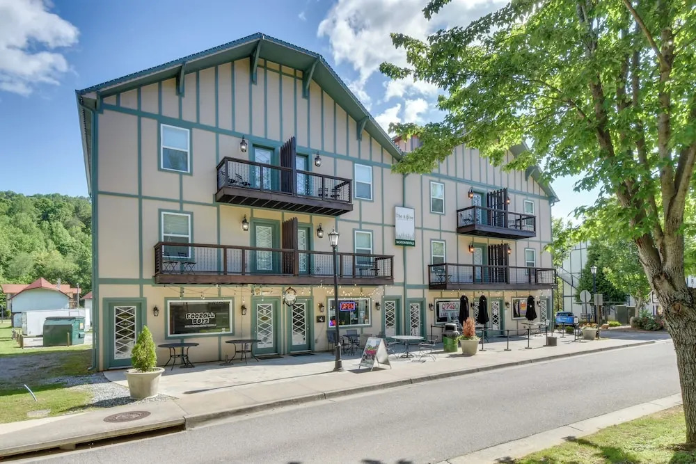 Walk to Main St & River: Downtown Helen Condo