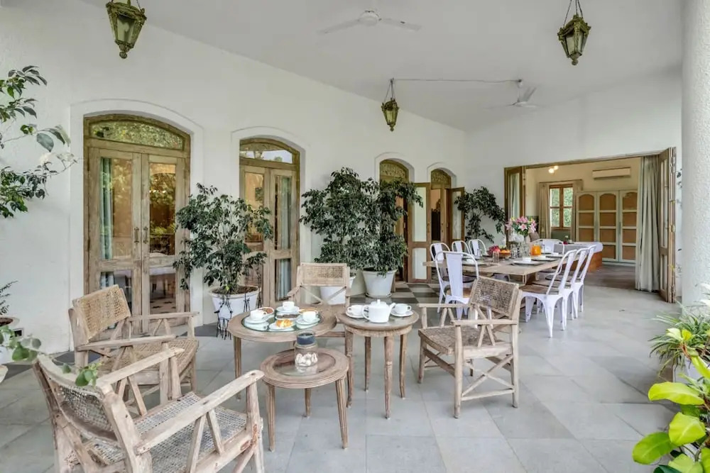 Villa Poorvi by Hireavilla - 4BHK Villa in Siolim with Pool and Forest View