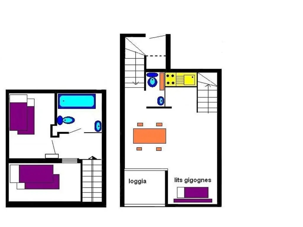 Appartement Vars, 2 pièces, 6 personnes - FR-1-330B-108