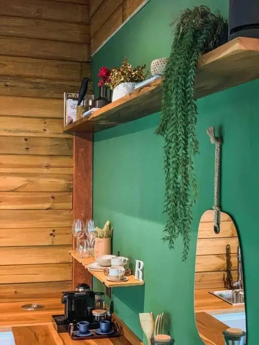 Cabana equipada em meio à natureza em Pomerode