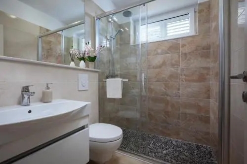 ctbv103 Holiday home with private pool Wi Fi internet access air condition in Baška Voda Makarska