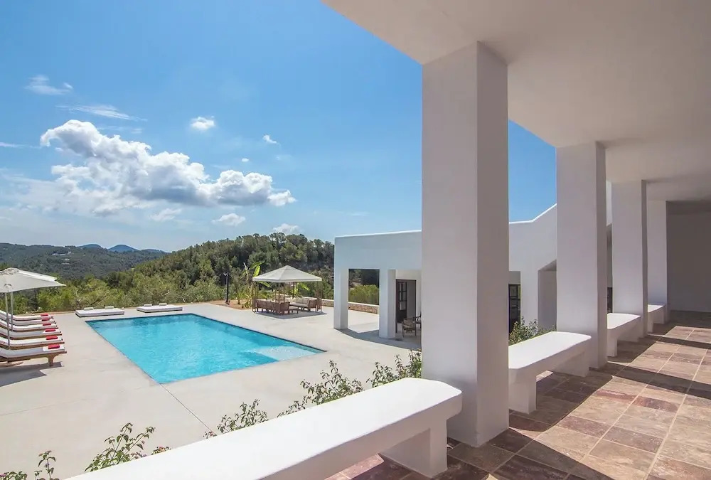 San Josep 6-bed Villa, Sleeps 14, Pool & Sea View