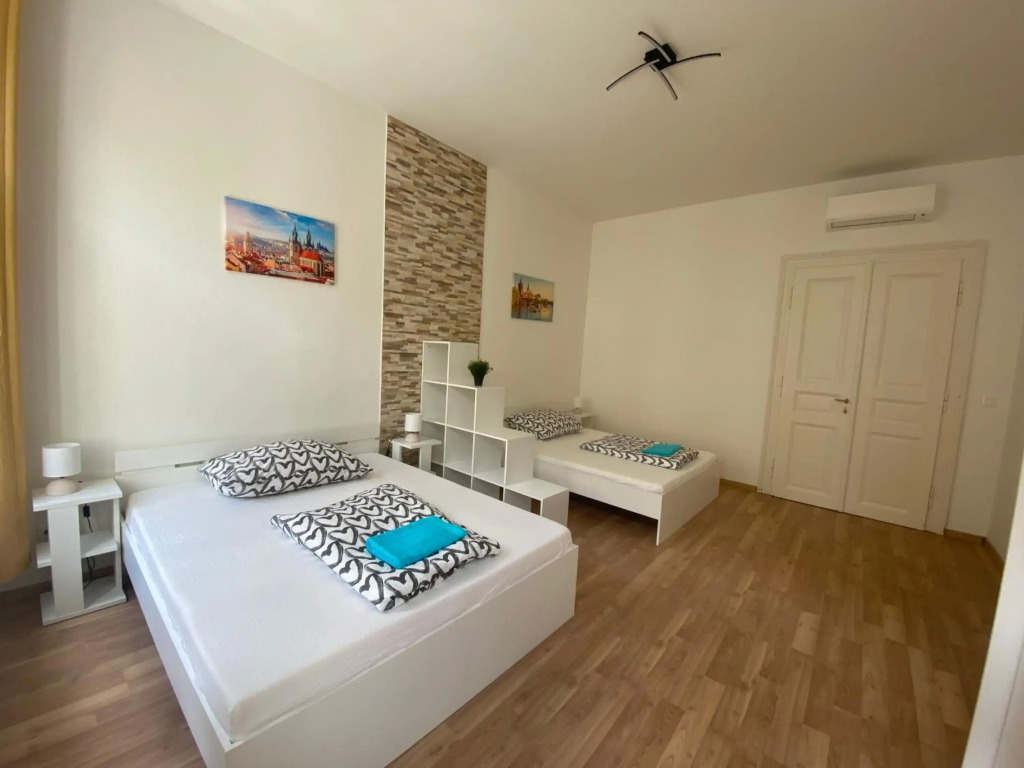 Designed apartment next to Vaclav square with terrace and private garage