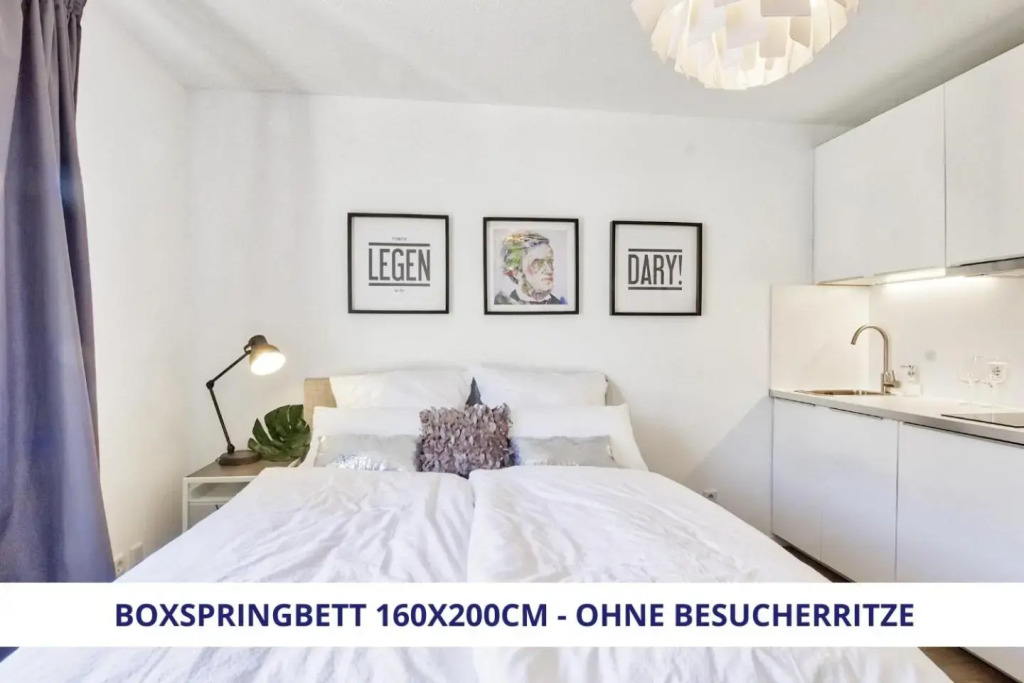 Apartment Wahnfried No2 - citynah wohnen mit Küche, Duschbad und Balkon