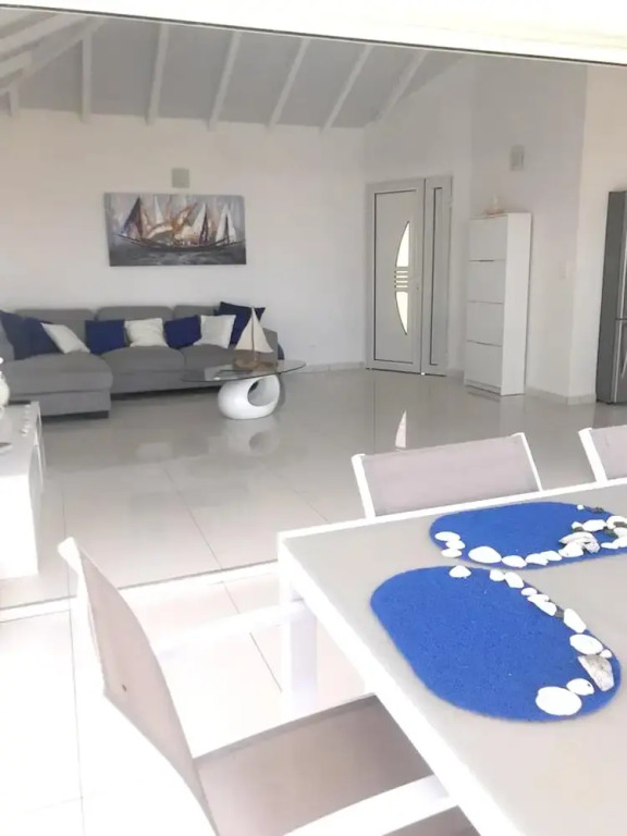 Villa With 2 Bedrooms in Le Moule, With Wonderful sea View, Private Pool, Enclosed Garden