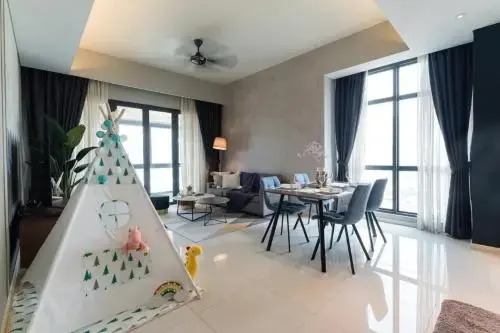 2bedroom 3min walk to bukit bintang 2 rooftop pool