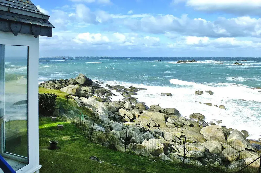 Fishermans House in Brittany by the Sea