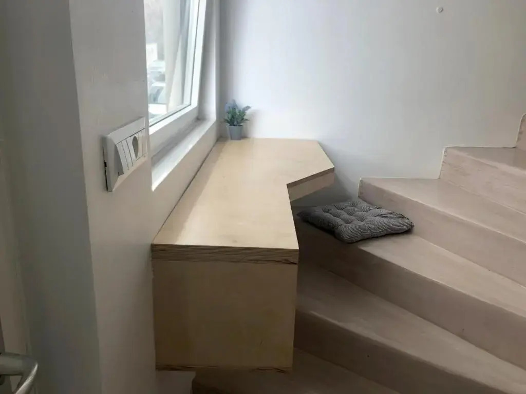 Sunny micro-loft apartment with outdoor lounge