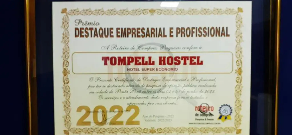 Portaria e circulação de hóspedes só até 23 horas - Reabre às 5 horas - Pousada Bem-te-vi Tompell