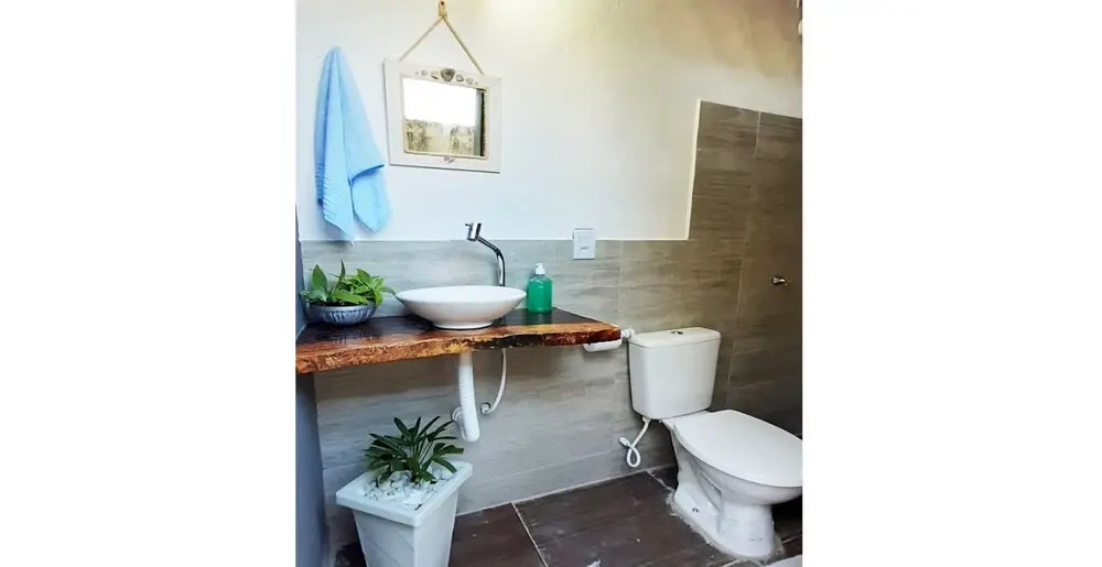 Casa na Praia de Mundaí com 3 quartos, piscina, e churrasqueira