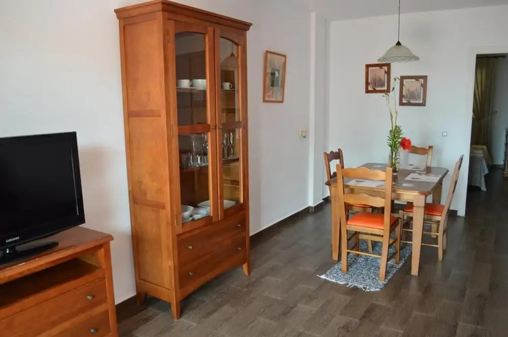 Ground floor apt facing the nudist beach, with private patio & East orientation