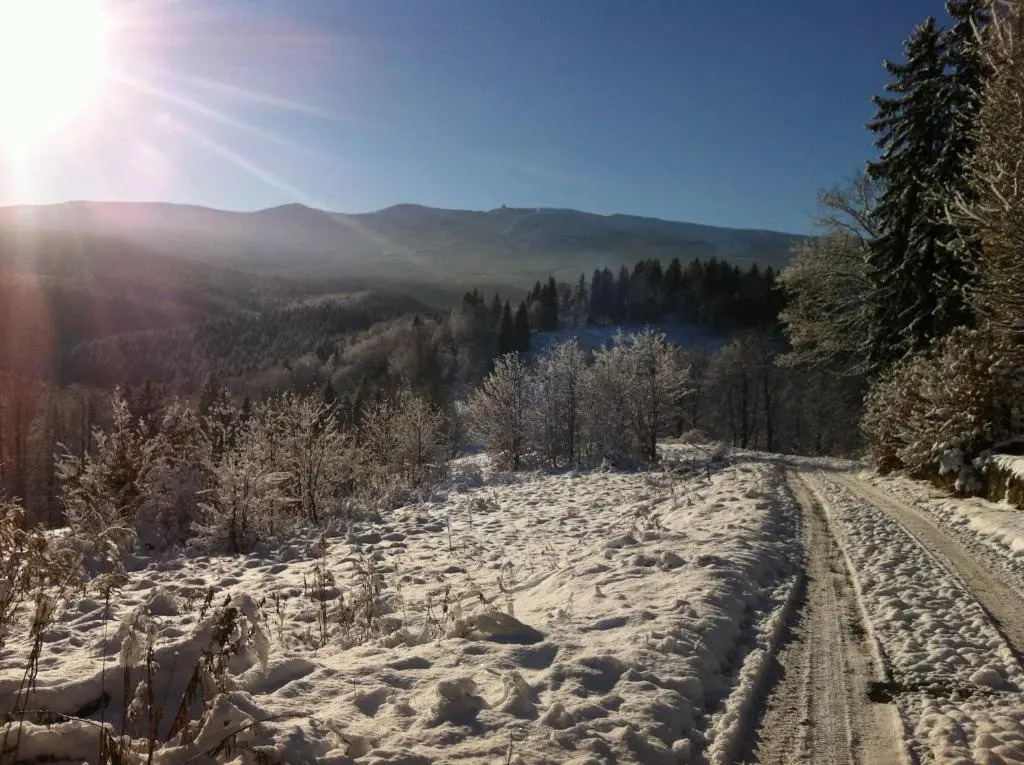 WERANDA z widokiem na Karkonosze