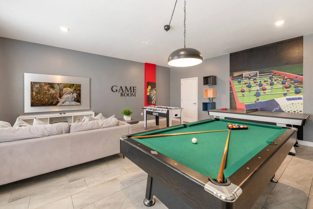 Premium home with game room and private pool