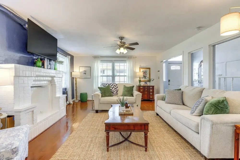 Walk to Mercer: Dtwn Macon Home w/ Fire Pit!