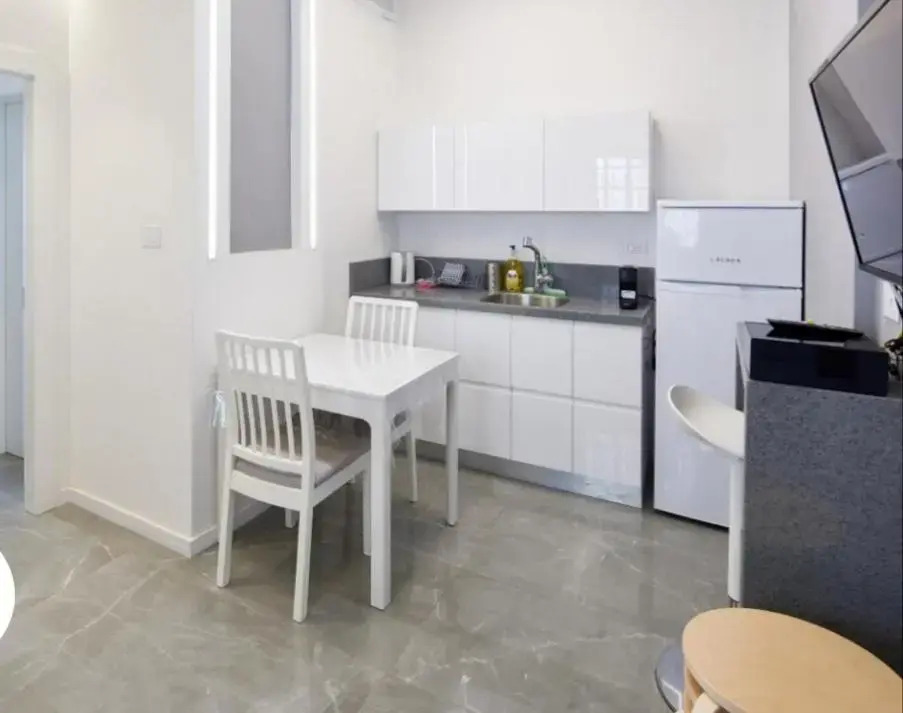 dining room,bedroom and balcony