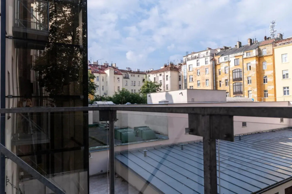 Designed apartment next to Vaclav square with terrace and private garage