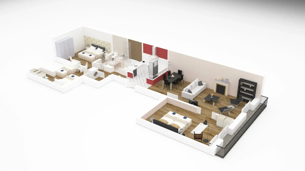 Condal in Barcelona with 3 bedrooms and 2 bathrooms