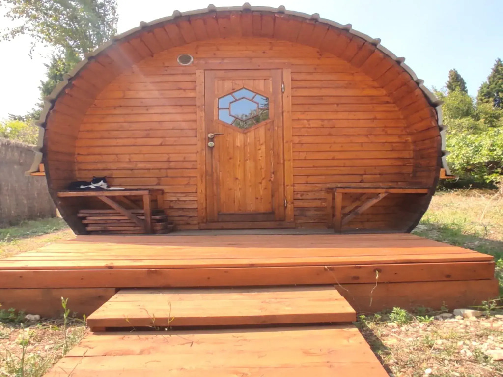 Distinctive tiny house in Sarrians with terrace