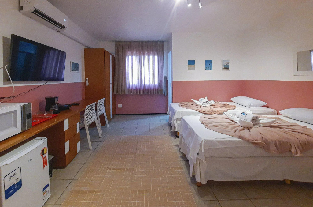 Aquaville Resort Pé na Areia 3 suítes 7 Pessoas