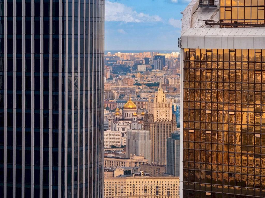 Апартаменты Москва Сити AV Select 57 этаж с красивым видом, подсветкой и колонкой