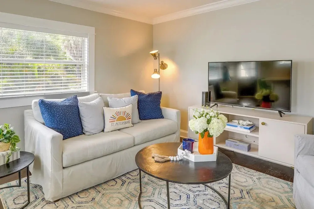 Bright St Petersburg Apartment, Walk to Downtown