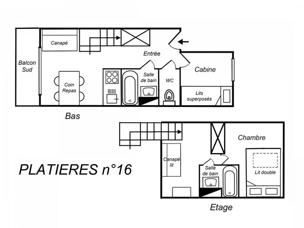 Appartement Méribel, 3 pièces, 5 personnes - FR-1-182-212