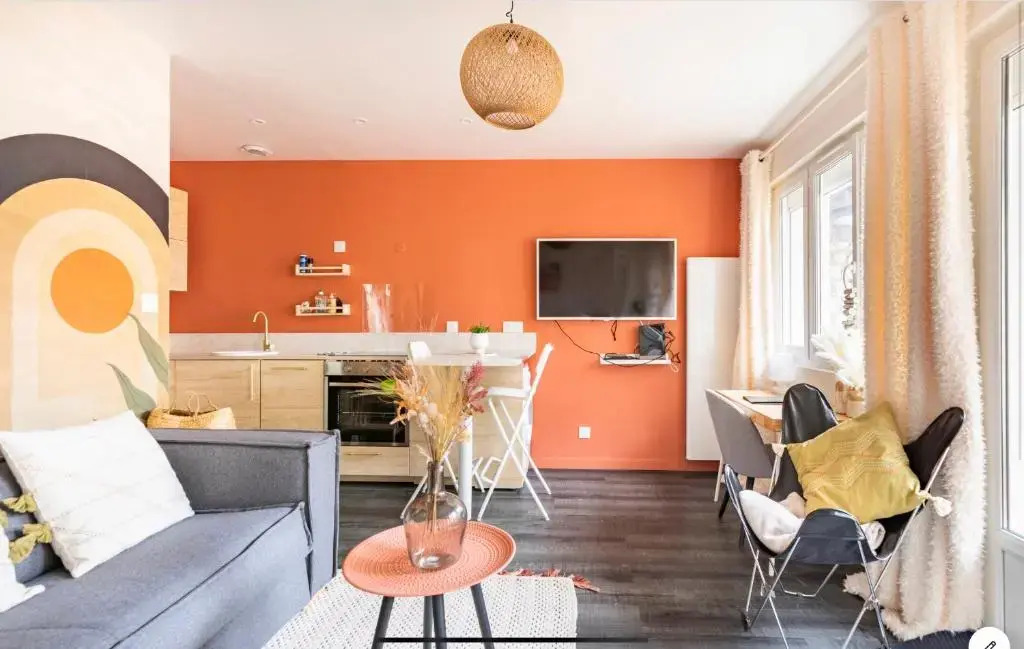 Le 102, Maison avec Terrasse et parking Gare de ROUEN