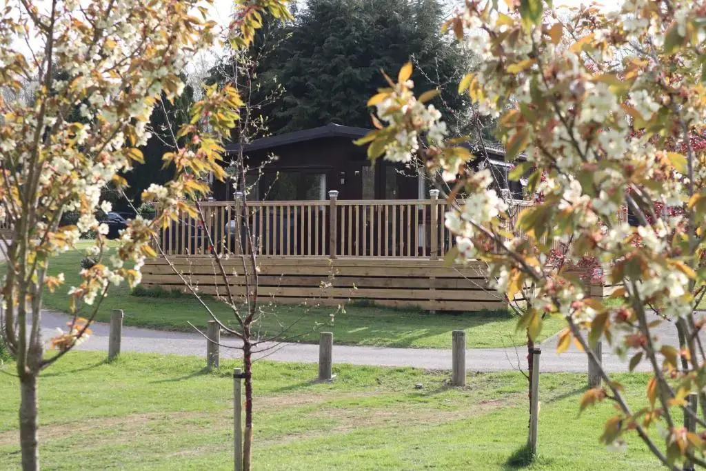 HEDDFAN, Luxury 3 bedroom timber lodge, Now with WiFi, Caer Beris Holiday Park, Builth Wells, SORRY NO TRADESMEN OR CONTRACTORS ALLOWED