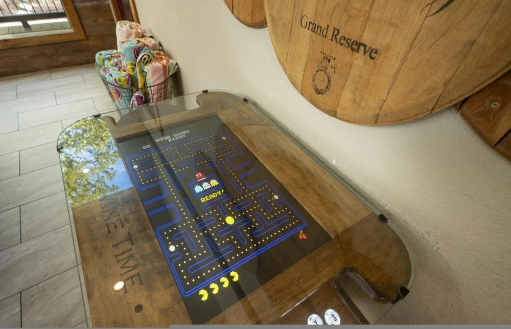 Wine Time Heated Optional Pool Shuffleboard Table Arcade Play Set Corn Hole