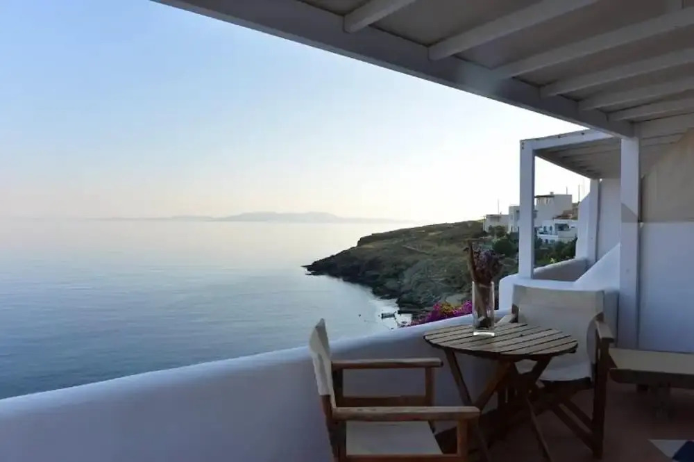 Apartment With one Bedroom in Ormos Kardianis, With Wonderful sea View, Furnished Terrace and Wifi - Near the Beach