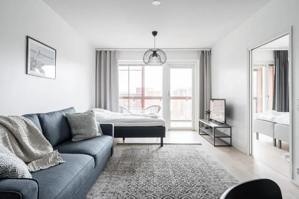 2ndhomes Tampere "Kaplan #2" Luxury Apartment - Sauna & Balcony