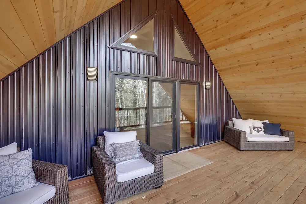 Tree House A-frame Cabin at Powder House Pass