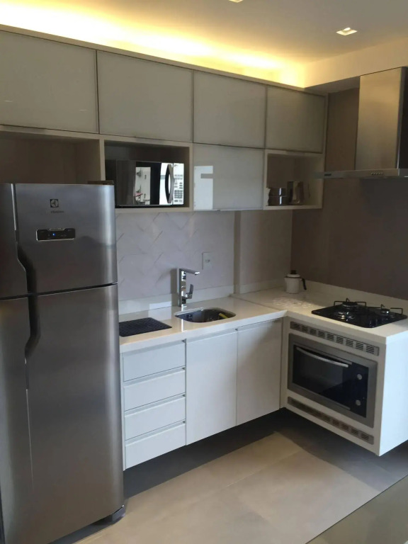 Flat decorado com piscina no Leblon