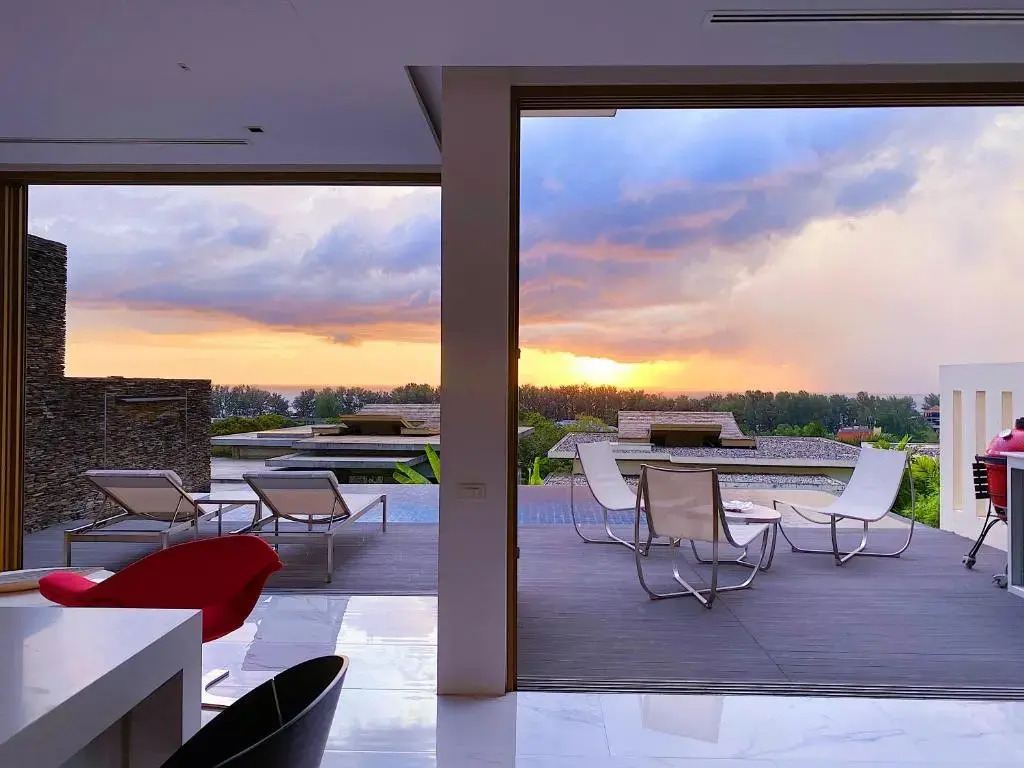 "designer Panoramic Seaview 2br Pool Villa Naithon Beach"