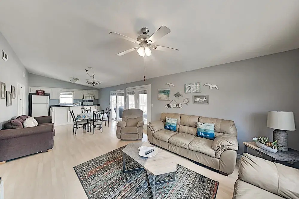 2-unit Beach Hideaway W/ Private Yard & 2 Kitchens 4 Bedroom Home