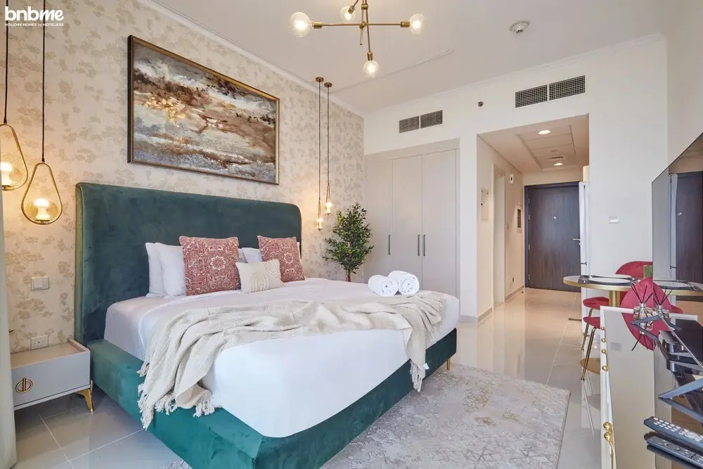 bnbme | Damac Hills Carson Tower | STUDIO