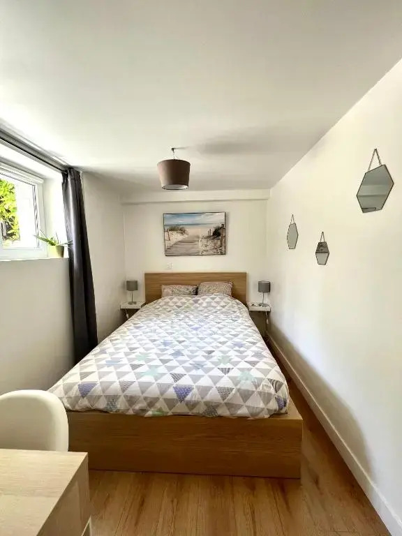 Nid douillet de 45 m2, centre-ville, 2 chambres