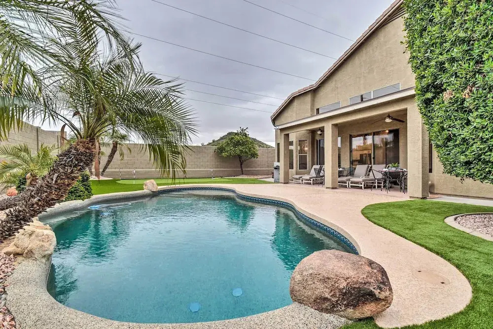 Phoenix Home: Heated Pool, Patio & Mountain Views