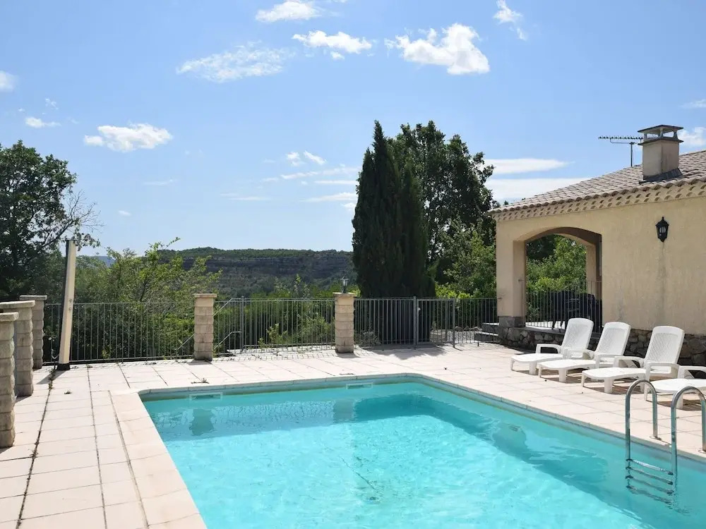Quiet Holiday Home in Les Vans With Pool