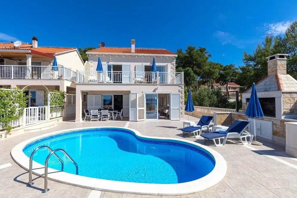 Villa With 4 Bedrooms in Brac, With Wonderful sea View, Private Pool,