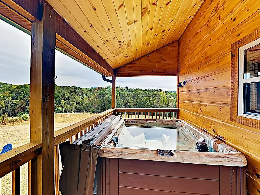Smoky Mountain Basecamp: 2 Luxe S W/ Hot Tubs 7 Bedroom Cabin