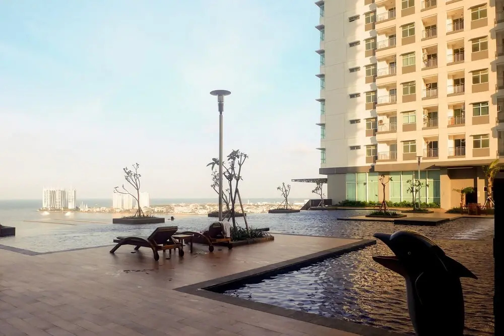 Homey and Posh 2BR Apartment at Green Bay Pluit By Travelio