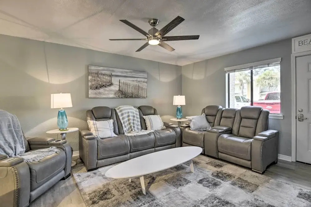 Walk to Beach: Modern PCB Townhome w/ Patio